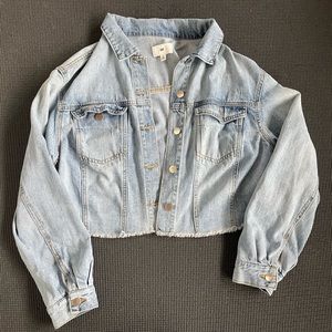 Light wash crop Jean jacket BP Nordstrom brand.